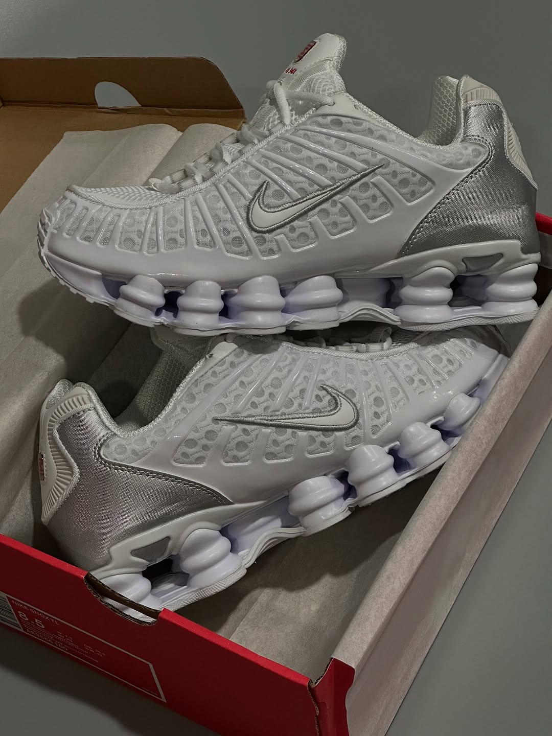Nike Shox TL 'White Snow' - Image 5