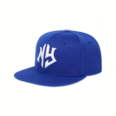 New York Embroidery Baseball Cap - Blue