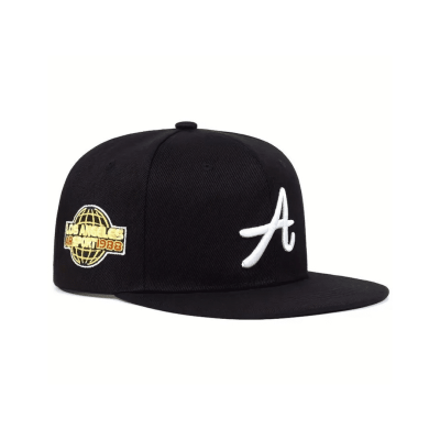 Los Angeles Embroidery Baseball Cap - Black